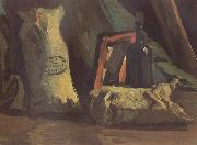Vincent Van Gogh Still Life with Two Sacks and a Bottle (nn040 oil painting artist